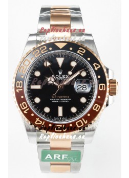 Rolex GMT Masters II Super Clone M126711CHNR-0002 Everose Two Tone Gold Swiss Replica Watch