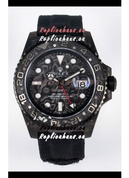Rolex GMT Masters II Super Clone DiW Edition Swiss Replica Lightweight Carbon Casing Watch 