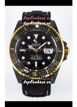 Rolex GMT Masters II Super Clone DiW Edition Swiss Replica Lightweight Carbon Casing Watch 