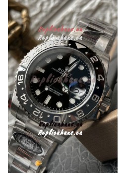 Rolex GMT Masters II 126710GRNR "Bruce Wayne" 904L Steel Oyster Strap Swiss Replica Watch 