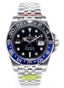 Rolex GMT Masters II 126710BLNR BATGIRL Cal.3285 72 Hours Power Jubilee Strap Swiss Replica 904L Steel 