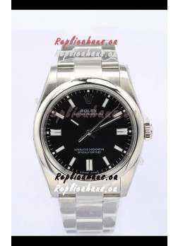 Rolex Oyster Perpetual REF#126000 36MM Swiss Movement Swiss Replica Black Dial 904L Steel 1:1 Mirror Replica Watch