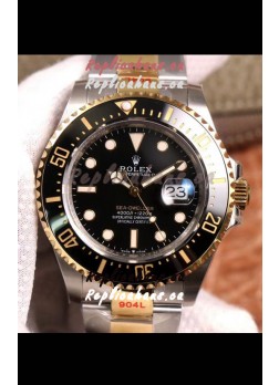 Rolex Sea-Dweller 126603 Swiss Replica Watch 1:1 Mirror Replica in Two Tone Casing 904L Steel 