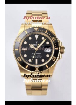 Rolex Submariner 41MM Date Ceramic Gold m126618ln - Replica 1:1 Mirror - Ultimate 904L Steel Watch