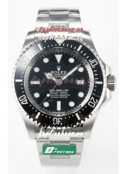 Rolex Sea-Dweller Deepsea Super Clone 126660LN Swiss Replica Watch 1:1 Mirror Replica in 904L Steel Case