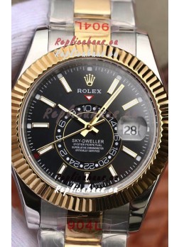 Rolex Sky-Dweller Oystersteel and Yellow Gold Oyster 42MM 1:1 Mirror Replica Watch 
