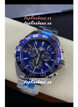 Tag Heuer F1 Edition Swiss Quartz Watch in Blue Dial Stainless Steel Casing 