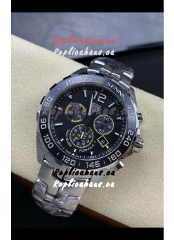Tag Heuer F1 Edition Swiss Quartz Watch in Grey Dial Stainless Steel Casing 
