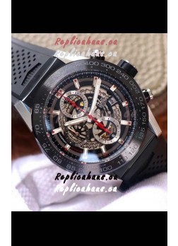 Tag Heuer Carrera Heuer 01 Swiss Replica Watch in Steel Casing
