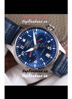 IWC Big Pilot Power Reserve Edition Swiss Replica Watch in Blue Dial 1:1 Mirror Quality