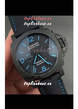 Panerai Luminor Marina Carbotech PAM1661 Edition 1:1 Mirror Swiss Replica Watch in Carbon Casing