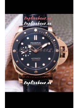 Panerai Submersible PAM974 Rose Gold 1:1 Mirror Quality Replica Swiss P9010 Movement