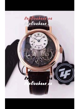 Breguet Tradition 7057BR/R9/9W6 Pink Gold Dual Tourbillon Swiss Replica Watch
