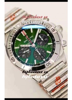 Breitling Chronomat B01 42 Edition Swiss 904L Steel Casing Green Dial 1:1 Mirror Replica Watch