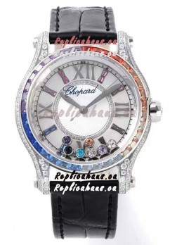 Chopard Happy Sport Swiss Automatic Replica Watch - Steel Casing -  36MM Wide 