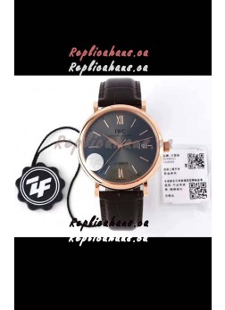 IWC Portofino Automatic 1:1 Mirror Quality Rose Gold Casing Swiss Replica Watch