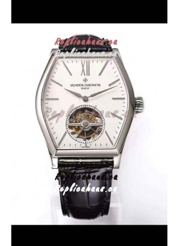 Vacheron Constantin Malte Tourbillon 1:1 Mirror Stainless Steel Swiss Replica White Dial