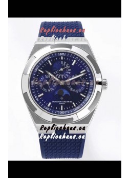Vacheron Constantin Overseas Perpetual Calendar Ultra-Thin Blue Dial Steel Casing Replica