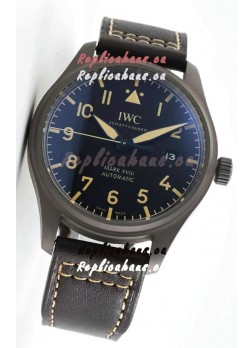 IWC Pilot's MARK XVIII Heritage 1:1 Swiss Watch in Titanium Casing