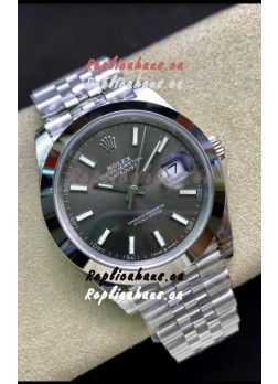 Rolex Datejust 126300 41MM Cal.3135 Swiss 1:1 Mirror Replica Watch in 904L Grey Dial