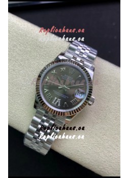 Rolex Datejust 278274 31MM Swiss Replica in 904L Steel in Grey Dial - 1:1 Mirror Replica