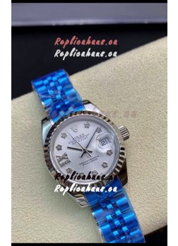 Rolex Datejust 179174 28MM Swiss Replica in 904L Steel in White Dial - 1:1 Mirror Replica