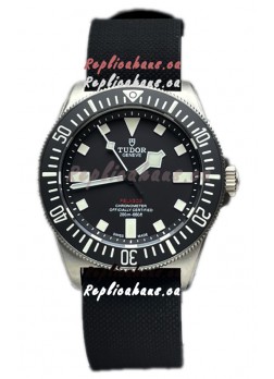 Tudor Pelagos FXD Titanium Casing 1:1 Mirror Replica Black Dial in Black Nato Strap