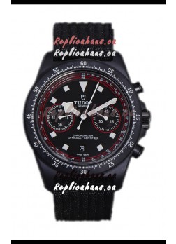 Tudor Pelagos FXD Chronograph Carbon Casing 1:1 Mirror Replica Black Dial in Nato Strap