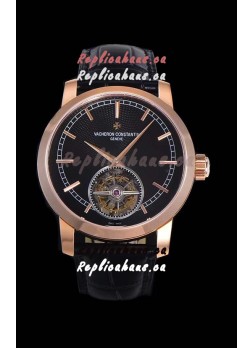 Vacheron Constantin Minute Repeater Tourbillon Swiss Replica Watch in Steel Casing 44MM Rose Gold Casing