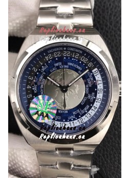Vacheron Constantin Overseas World Time Edition Blue Dial Swiss Replica Watch 