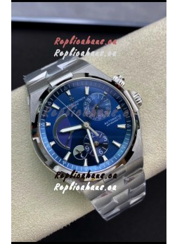 Vacheron Constantin Power Reserve Blue Dial Stainless Steel Casing/Strap Swiss Replica Watch