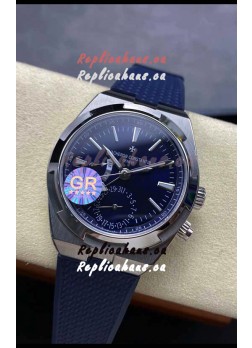 Vacheron Constantin Overseas Dual Time Stainless Steel  1:1 Mirror Swiss Replica Blue Dial