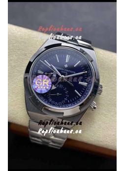 Vacheron Constantin Overseas Dual Time Stainless Steel  1:1 Mirror Swiss Replica Blue Dial