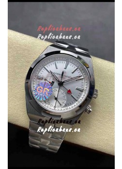 Vacheron Constantin Overseas Dual Time Stainless Steel  1:1 Mirror Swiss Replica Steel Dial
