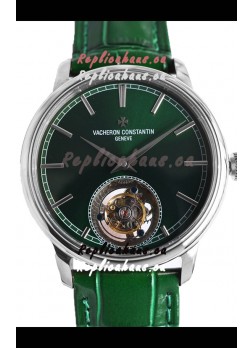 Vacheron Constantin Traditionelle Swiss Tourbillon Steel Casing 1:1 Mirror Replica Watch 