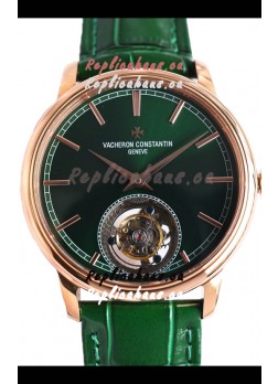 Vacheron Constantin Traditionelle Swiss Tourbillon Rose Gold 1:1 Mirror Replica Watch 