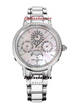 Vacheron Constantin Traditionelle Perpetual Calendar Ultra-Thin Steel Swiss Replica