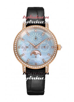 Vacheron Constantin Traditionelle Perpetual Calendar Ultra-Thin Rose Gold Swiss Replica 