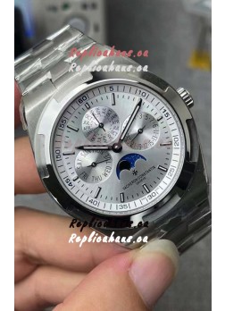 Vacheron Constantin Overseas Perpetual Calendar Ultra-Thin Steel Dial with Steel Strap
