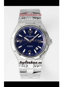 Vacheron Constantin Overseas 1:1 Mirror Swiss Replica Watch in Steel Blue Dial - Steel Strap