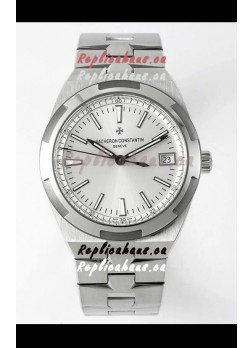 Vacheron Constantin Overseas 1:1 Mirror Swiss Replica Watch in Steel Dial 