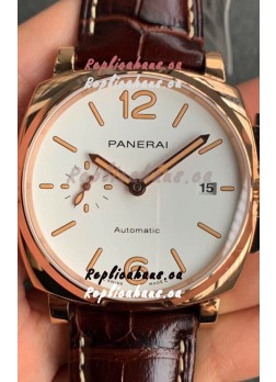 Panerai Luminor DUE PAM1042 Edition 1:1 Mirror Swiss Replica Watch in Rose Gold Casing 42MM