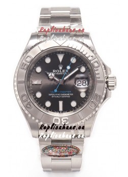 Rolex Super Clone Yachtmaster 126622 40mm Grey Dial - 1:1 Swiss Replica Watch 40MM in 904L Steel Casing