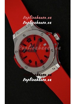 Hublot Big Bang King Swiss Quartz Watch in Red 