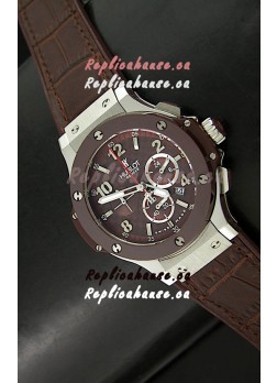Hublot Big Bang Ceramic Bezel Watch Carbon Dial - 1:1 Mirror Replica