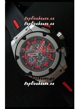 Hublot Big Bang King Power Red Devil Swiss Watch Steel Case