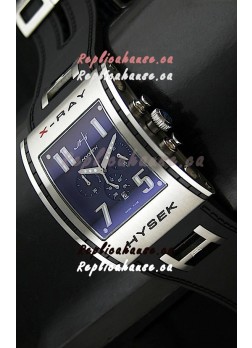 Jorg Hysek X- Ray Japanese Replica Watch in Blue Dial