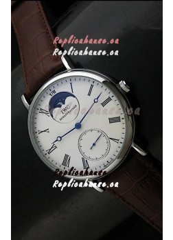 IWC Vintage Portifino MoonPhase Japanese Replica Watch in White
