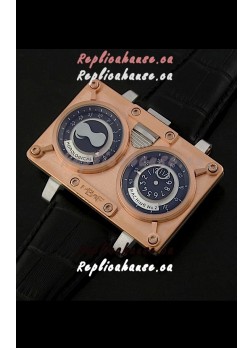 Maximilian Busser and Friends Horological Machine Watch in Pink Gold Casing