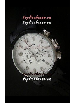 Montblanc Timewalker Watch Chrono in White Dial